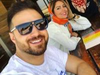 بابک جهانبخش و همسرش