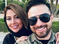 بابک جهانبخش و همسرش
