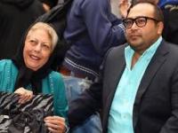 ثریا قاسمی و پسرش