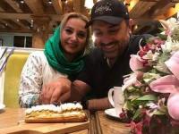 برزو ارجمند و همسرش