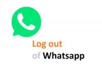 آموزش نحوه خروج از واتساپ