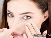 خوابیدن با لنز