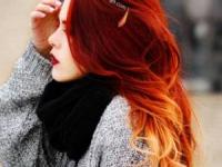 رنگ مو آتشی