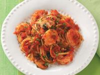 نودل و میگوی تند