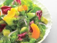 سالاد آواکادو و پرتقال