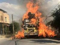 آتش گرفتن کامیون 