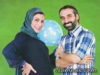 ماه چهره خلیلی و همسرش