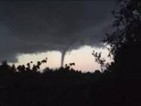 گردباد عجیب در روسیه