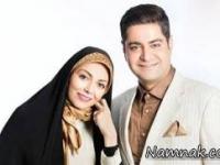 آزاده نامداری و همسرش در کنسرت