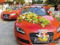 تزئین ماشین عروس