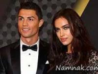 ایرینا شایک و نامزد ایرانی اش