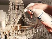 تمیز کردن لوستر کریستال