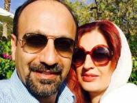 اصغر فرهادی و همسرش