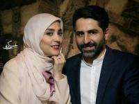 ژیلا صادقی و همسرش