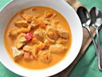 کاری قرمز مرغ تایلندی