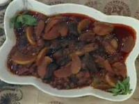 خورش سیب وآلبالو