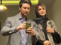 شاهرخ استخری و همسرش