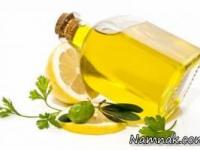 روغن زیتون و لیمو ترش