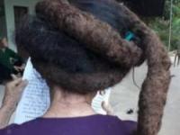 موهای پیرزن