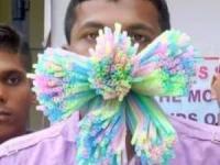 رکورد نی داخل دهان