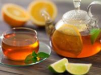 لیمو ترش با چای