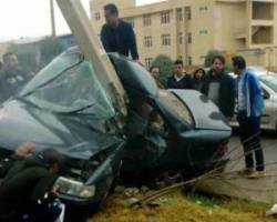 تصادف اتوبان تهران کرج
