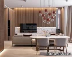 دکوراسیون کرم قهوه ای