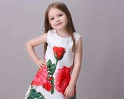 پیراهن گلدار بچه گانه