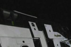 واژگونی اتوبوس