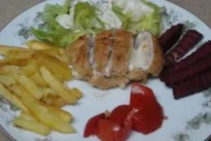 کوردن بلو با پنیر چدار