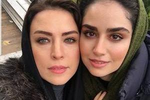 هانیه غلامی و مادرش