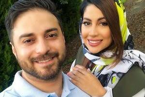 بابک جهانبخش و همسرش