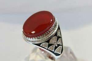 انگشتر عقیق مردانه