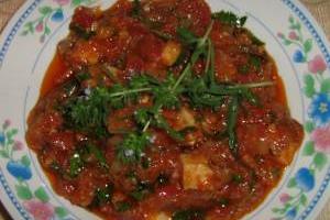 خورش گوشت و گوجه