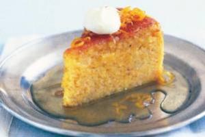 کیک پرتقال‌ و بادام‌