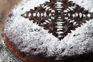 کیک شکلاتی با شکر قهوه ای