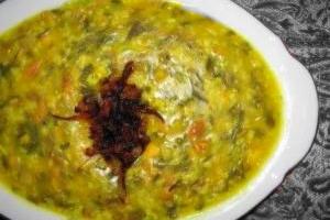 آش سبزی شیرازی