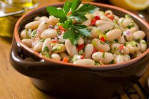 سالاد لوبیا سفید