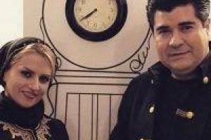 سالار عقیلی و همسرش