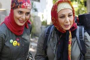 الناز-شاکردوست-و-بهنوش-بختیاری-در-رالی-ایرانی