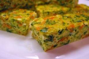 فریتاتای انگشتی کدو و هویج