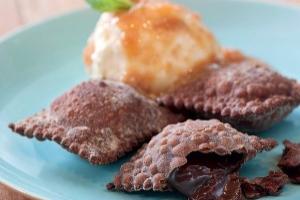 راویولی شکلات