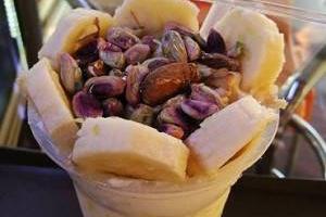 شیر موز بستنی