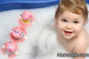 حمام کردن کودک
