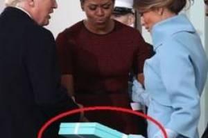 هدیه ملانیا به اوباما