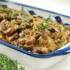 خوراک مرغ با جو و قارچ