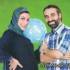 ماه چهره خلیلی و همسرش