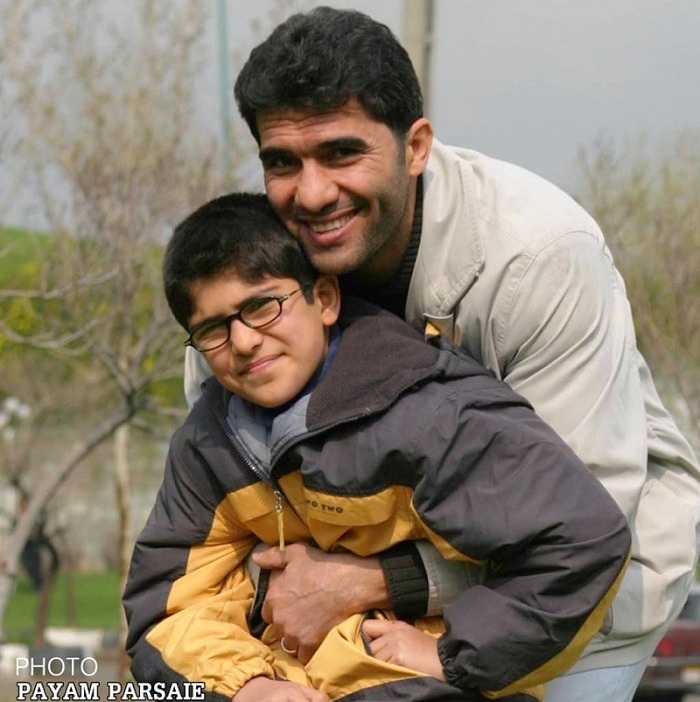 احمد عابدزاده و پسرش امیر