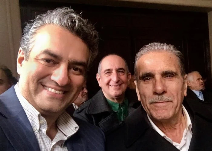 سلفی سام نوری، رضا ناجی و فرهاد آییش سام نوری رضا ناجی فرهاد آییش