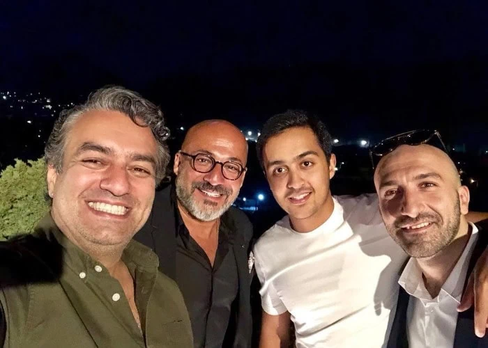 سام نوری در کنار امیرآقایی و یسنا میرطهماسب سام نوری امیرآقایی و یسنا میرطهماسب